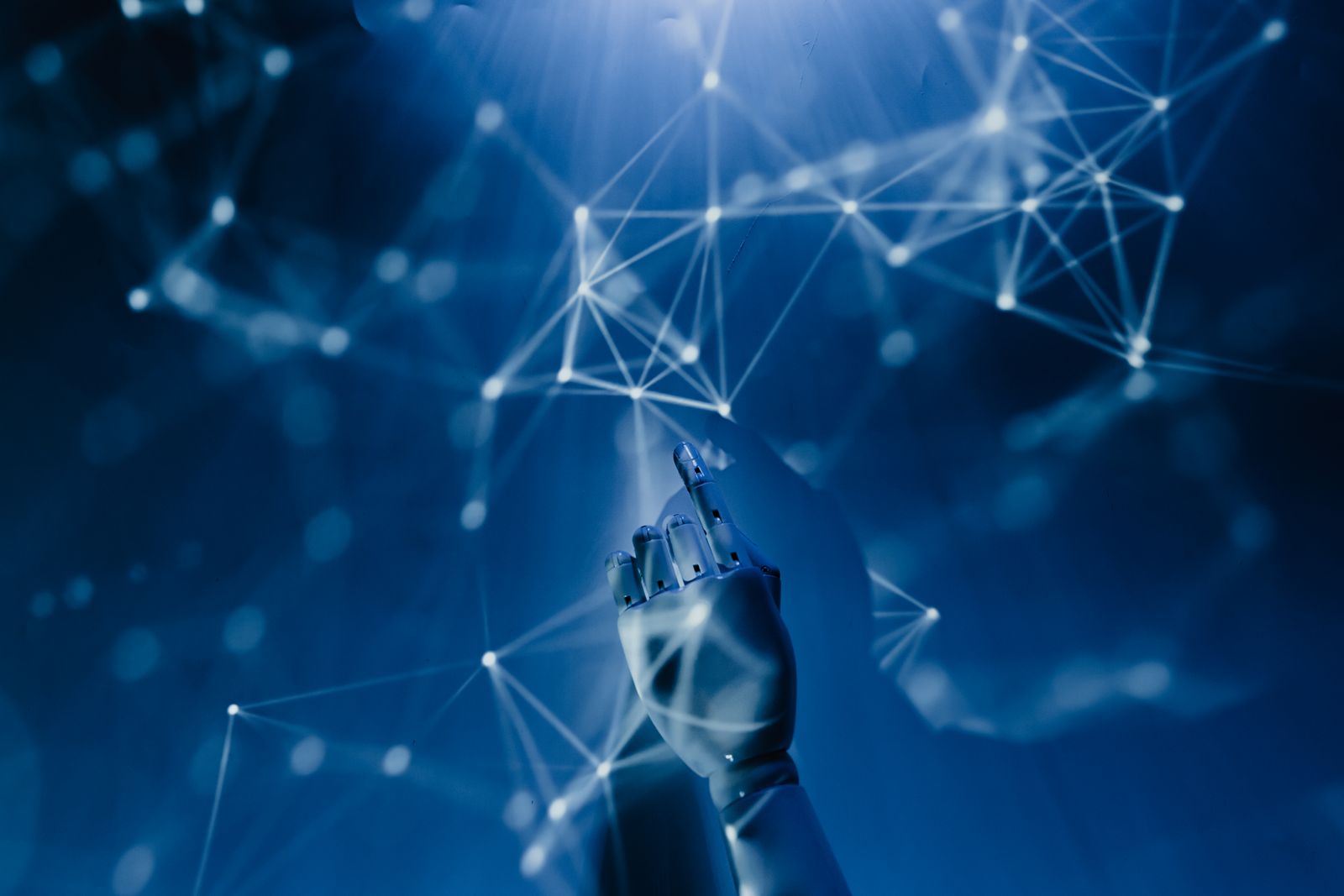 Robotic interface connecting to an intelligent digital network